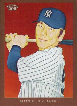 2009 Topps 206 - Bronze #43 Hideki Matsui Front