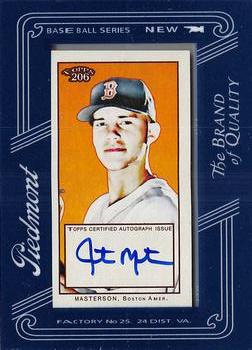 2009 Topps 206 - Mini Framed Autograph #FMA-23 Justin Masterson Front