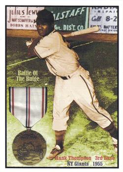 1985-05 Miller Press Baseball Goes to War Series (unlicensed) #7 Hank Thompson Front