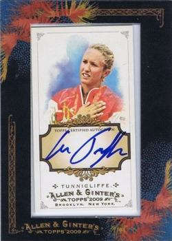 2009 Topps Allen & Ginter - Autographs #AGA-AT Anna Tunnicliffe Front
