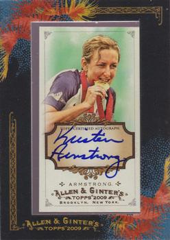 2009 Topps Allen & Ginter - Autographs #AGA-KA Kristin Armstrong Front
