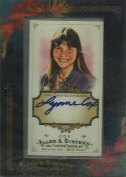 2009 Topps Allen & Ginter - Autographs #AGA-LC Lynne Cox Front