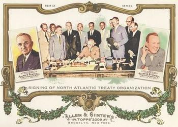 2009 Topps Allen & Ginter - Cabinet Boxloaders #CB8 Harry S Truman / Lester B. Pearson Front