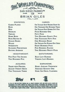 2009 Topps Allen & Ginter - Code #129 Brian Giles Back