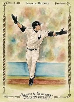 2009 Topps Allen & Ginter - Highlight Sketches #AGHS1 Aaron Boone Front
