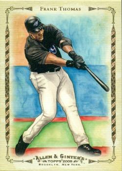 2009 Topps Allen & Ginter - Highlight Sketches #AGHS9 Frank Thomas Front