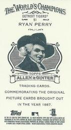 2009 Topps Allen & Ginter - Mini A & G Back #51 Ryan Perry Back
