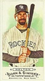 2009 Topps Allen & Ginter - Mini A & G Back #245 Todd Helton Front