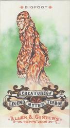 2009 Topps Allen & Ginter - Mini Creatures of Legend, Myth and Terror #LMT1 Bigfoot Front