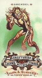 2009 Topps Allen & Ginter - Mini Creatures of Legend, Myth and Terror #LMT3 Grendel Front