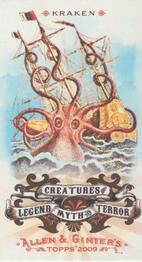 2009 Topps Allen & Ginter - Mini Creatures of Legend, Myth and Terror #LMT6 Kraken Front