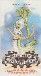 2009 Topps Allen & Ginter - Mini Creatures of Legend, Myth and Terror #LMT7 Medusa Front