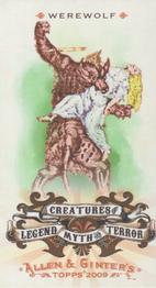 2009 Topps Allen & Ginter - Mini Creatures of Legend, Myth and Terror #LMT18 Werewolf Front