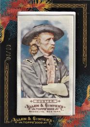 2009 Topps Allen & Ginter - Mini Framed Cloth #NNO General Custer Front