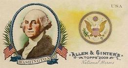 2009 Topps Allen & Ginter - Mini National Heroes #NH1 George Washington Front