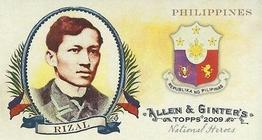 2009 Topps Allen & Ginter - Mini National Heroes #NH26 Jose Rizal Front