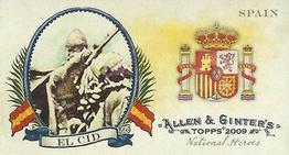 2009 Topps Allen & Ginter - Mini National Heroes #NH30 El Cid Front