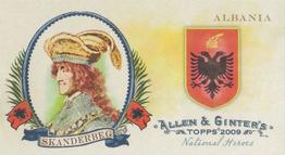 2009 Topps Allen & Ginter - Mini National Heroes #NH33 Skanderbeg Front