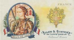 2009 Topps Allen & Ginter - Mini National Heroes #NH36 Joan of Arc Front