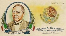 2009 Topps Allen & Ginter - Mini National Heroes #NH39 Benito Juarez Front