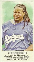 2009 Topps Allen & Ginter - Mini No Card Number #NNO Manny Ramirez Front