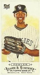 2009 Topps Allen & Ginter - Mini No Card Number #NNO Dexter Fowler Front