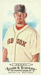 2009 Topps Allen & Ginter - Mini No Card Number #NNO Brad Penny Front