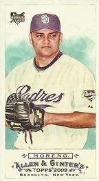 2009 Topps Allen & Ginter - Mini No Card Number #NNO Edwin Moreno Front