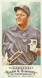 2009 Topps Allen & Ginter - Mini No Card Number #NNO Miguel Cabrera Front