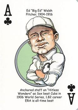 2020 Hero Decks Chicago White Sox South Side Edition Baseball Heroes Playing Cards #A♣ Ed Walsh Front