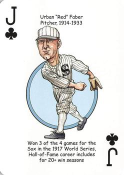 2020 Hero Decks Chicago White Sox South Side Edition Baseball Heroes Playing Cards #J♣ Red Faber Front