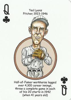 2020 Hero Decks Chicago White Sox South Side Edition Baseball Heroes Playing Cards #Q♣ Ted Lyons Front
