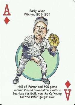 2020 Hero Decks Chicago White Sox South Side Edition Baseball Heroes Playing Cards #A♦ Early Wynn Front
