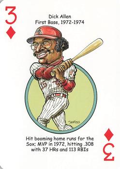 2020 Hero Decks Chicago White Sox South Side Edition Baseball Heroes Playing Cards #3♦ Dick Allen Front
