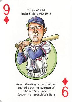 2020 Hero Decks Chicago White Sox South Side Edition Baseball Heroes Playing Cards #9♦ Taffy Wright Front