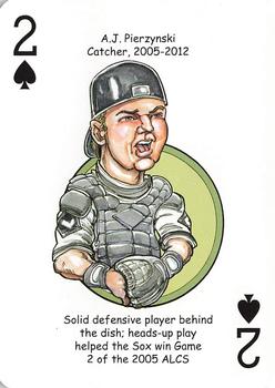2020 Hero Decks Chicago White Sox South Side Edition Baseball Heroes Playing Cards #2♠ A.J. Pierzynski Front