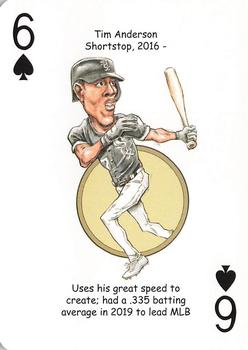 2020 Hero Decks Chicago White Sox South Side Edition Baseball Heroes Playing Cards #6♠ Tim Anderson Front