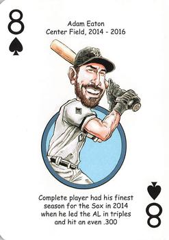 2020 Hero Decks Chicago White Sox South Side Edition Baseball Heroes Playing Cards #8♠ Adam Eaton Front