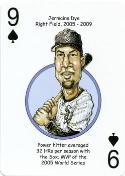 2020 Hero Decks Chicago White Sox South Side Edition Baseball Heroes Playing Cards #9♠ Jermaine Dye Front