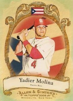 2009 Topps Allen & Ginter - National Pride #NP74 Yadier Molina Front