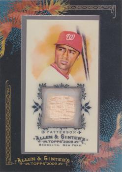 2009 Topps Allen & Ginter - Relics #AGR-CP Corey Patterson Front
