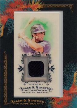 2009 Topps Allen & Ginter - Relics #AGR-DAW2 David Wright Front