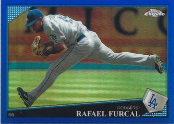 2009 Topps Chrome - Blue Refractors #53 Rafael Furcal Front