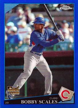 2009 Topps Chrome - Blue Refractors #220 Bobby Scales Front