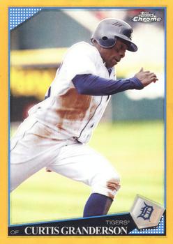 2009 Topps Chrome - Gold Refractors #120 Curtis Granderson Front