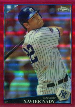 2009 Topps Chrome - Red Refractors #72 Xavier Nady Front