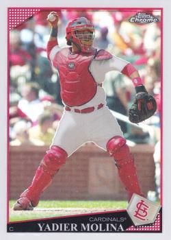 2009 Topps Chrome - Refractors #50 Yadier Molina Front