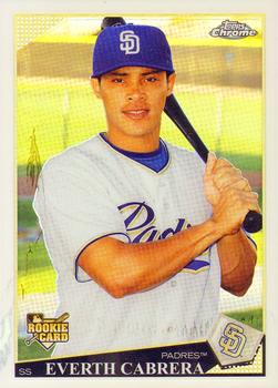 2009 Topps Chrome - Refractors #185 Everth Cabrera Front