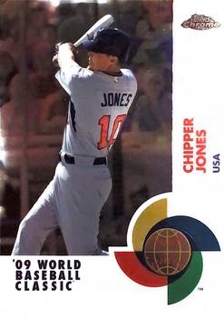 2009 Topps Chrome - World Baseball Classic #W15 Chipper Jones Front