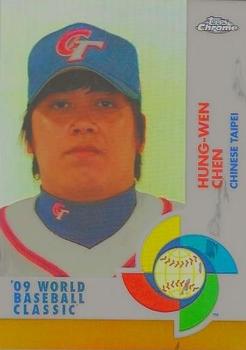 2009 Topps Chrome - World Baseball Classic Gold Refractors #W5 Hung-Wen Chen Front